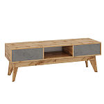 ТВ-тумба с фасадом цвета серый бетон Grace of Furniture  варинант исполнения - 1 | Loft Concept в Ижевске