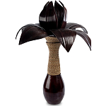 Настольная лампа черная INDONESIAN LAMPS варинант исполнения - 1 | Loft Concept в Ижевске