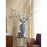 Ваза фарфоровая высокая с синими цветочными мотивами Independence варинант исполнения - 5 | Loft Concept в Ижевске