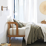 Кровать из массива дуба с пружинным блоком Mateta варинант исполнения - 8 | Loft Concept в Ижевске