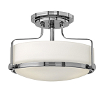 Потолочный светильник с круглым матовым белым плафоном Hinkley варинант исполнения - 9 | Loft Concept в Ижевске