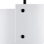 Потолочный светильник круглый светодиодный Semicircular White Panels белый варинант исполнения - 1 | Loft Concept в Ижевске