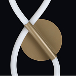 Бра с белым плафоном в форме восьмерки и круглым основанием Luke Lampco Tracer Lamp варинант исполнения - 5 | Loft Concept в Ижевске