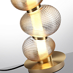 Настольная лампа с 3-мя рифлеными стеклянными шарами Marcelh Light варинант исполнения - 4 | Loft Concept в Ижевске