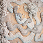 Тканый вручную монументальный настенный гобелен Soft Inception варинант исполнения - 2 | Loft Concept в Ижевске