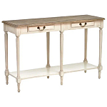 Деревянная консоль с двумя ящиками Margery Provence Console Table варинант исполнения - 2 | Loft Concept в Ижевске