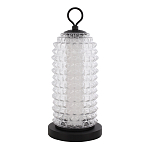 Настольная лампа с прозрачным факутрным стеклянным плафоном Sonora варинант исполнения - 2 | Loft Concept в Ижевске