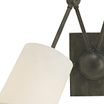 Бра с двумя тканевыми абажурами в форме цилиндра Prerequisites варинант исполнения - 1 | Loft Concept в Ижевске