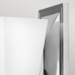 Бра с белым матовым плафоном на прямоугольном основании цвета хром Hinkley варинант исполнения - 2 | Loft Concept в Ижевске