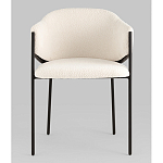 Стул Brace букле белый варинант исполнения - 4 | Loft Concept в Ижевске