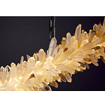 Люстра линейная светодиодная из необработанных кристаллов Mountain Comet варинант исполнения - 1 | Loft Concept в Ижевске