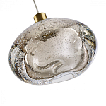 Подвесной светильник с прозрачным стеклянным плафоном округлой формы Effervia  варинант исполнения - 8 | Loft Concept в Ижевске