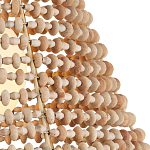 Подвесной светильник в форме колокола из деревянных бусин Wooden Beads варинант исполнения - 2 | Loft Concept в Ижевске