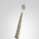 Бра с шарообразным плафоном из белого стекла с подвеской из камня Agatelle варинант исполнения - 7 | Loft Concept в Ижевске