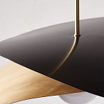 Люстра круглая с 2-мя металлическими абажурами Andromeda варинант исполнения - 4 | Loft Concept в Ижевске