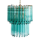 Дизайнерская люстра Blue Lagoon glass бирюзовое стекло  варинант исполнения - 1 | Loft Concept в Ижевске