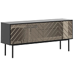 ТВ-тумба с зеркальным декором Serena TV-Stand варинант исполнения - 1 | Loft Concept в Ижевске