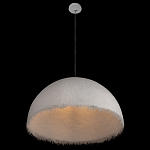 Подвесной светильник в форме купола белого цвета с ажурной бахромой Tactile Line варинант исполнения - 5 | Loft Concept в Ижевске