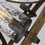 Люстра с цилиндрическим плафонами из толстого волнистого стекла в индустриальном стиле Feiss варинант исполнения - 16 | Loft Concept в Ижевске