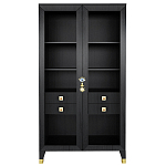 Дизайнерский шкаф витрина Elsa Dreams Black с 4-мя ящиками варинант исполнения - 1 | Loft Concept в Ижевске