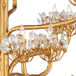 Люстра золотая в виде растения Golden Flower Glade варинант исполнения - 1 | Loft Concept в Ижевске