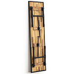 Скамья с сиденьем из массива акации Damon Industrial Wooden Bench варинант исполнения - 3 | Loft Concept в Ижевске