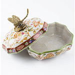 Фарфоровая шкатулка с бронзовой стрекозой Eden Garden варинант исполнения - 4 | Loft Concept в Ижевске