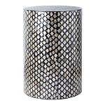 Столик круглый с инкрустацией Laura Black варинант исполнения - 1 | Loft Concept в Ижевске