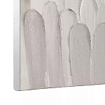 Панно декоративное с ручной росписью Gray Strokes варинант исполнения - 1 | Loft Concept в Ижевске