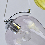 Люстра каскадная с 9-ю разноцветными стеклянными плафонами Kaleido варинант исполнения - 10 | Loft Concept в Ижевске