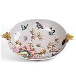 Белое фарфоровое блюдо с изображением бабочек Eden Garden варинант исполнения - 2 | Loft Concept в Ижевске