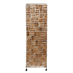 Торшер из перламутра на металлическом каркасе Indonesian Tower 2 варинант исполнения - 1 | Loft Concept в Ижевске