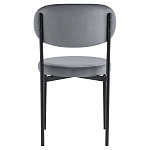 Стул с круглым сиденьем на металлическом основании ALFIE CHAIR Grey варинант исполнения - 3 | Loft Concept в Ижевске