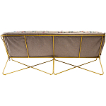 Трехместный диван на металлическом каркасе с цветочным принтом в стиле шинуазри Chinoiserie Birds on a Tree Sofa варинант исполнения - 6 | Loft Concept в Ижевске