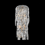 Бра с каскадом из прозрачного хрусталя и корпусом из металла цвета хром Constant Sparks варинант исполнения - 3 | Loft Concept в Ижевске