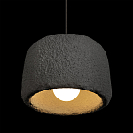 Подвесной светильник с цилиндрическим фактурным абажуром Sergey Makhno варинант исполнения - 5 | Loft Concept в Ижевске