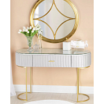 Консоль овальная на золотистых фигруных ножках Wall Console варинант исполнения - 4 | Loft Concept в Ижевске