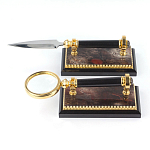 Настольный письменный набор из яшмы и долерита с декором Двуглавый орел Manager Organizer варинант исполнения - 5 | Loft Concept в Ижевске