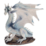 Декоративная статуэтка Белый Дракон Dragon White Statuette варинант исполнения - 3 | Loft Concept в Ижевске