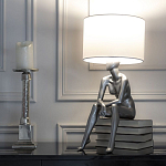 Настольная лампа TERRAMI с абажуром варинант исполнения - 3 | Loft Concept в Ижевске