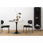 Стул мягкий Alfie Chair черный варинант исполнения - 6 | Loft Concept в Ижевске