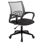 Офисное кресло с основанием из черного пластика Desk chairs Grey варинант исполнения - 1 | Loft Concept в Ижевске