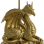 Настольная лампа с абажуром Дракон Golden Dragon Lamp Beige варинант исполнения - 6 | Loft Concept в Ижевске
