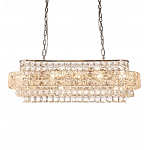 Люстра овальной формы хрустальная в неоклассическом стиле Majesty варинант исполнения - 5 | Loft Concept в Ижевске