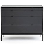 Комод из металла и кожи Guarin Chest of Drawers варинант исполнения - 2 | Loft Concept в Ижевске