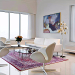 Торшер в виде белых и золотых цветов каллы Refined Taste of Light варинант исполнения - 1 | Loft Concept в Ижевске