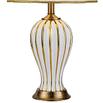 Настольная лампа с абажуром Celestina White Gold Lampshade Table Lamp варинант исполнения - 3 | Loft Concept в Ижевске