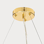 Люстра подвесная из золотых колец 57 см Golden Circles варинант исполнения - 11 | Loft Concept в Ижевске