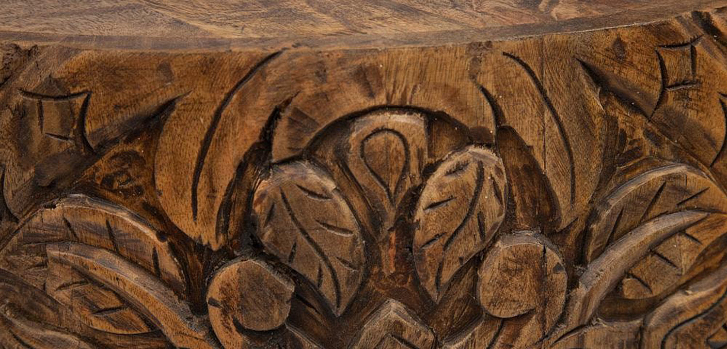Кофейный стол Indian Carved Mango Tree  - Loft-Concept в Ижевске