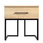 Тумба прикроватная с ящиком в стиле лофт Urban Style Space 2 варинант исполнения - 3 | Loft Concept в Ижевске